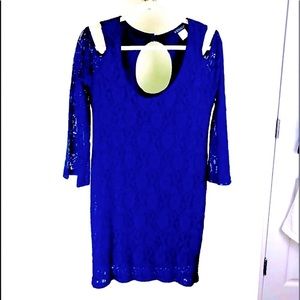 💖Venus Blue Lace Dress L💖